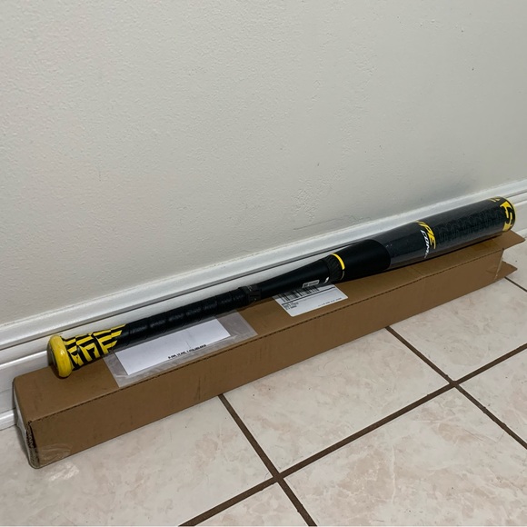 BRAND NEW IN BOX 2023 EASTON BB23HC Hype Comp -3 BBCOR Baseball Bat Black Yellow - Picture 7 of 12